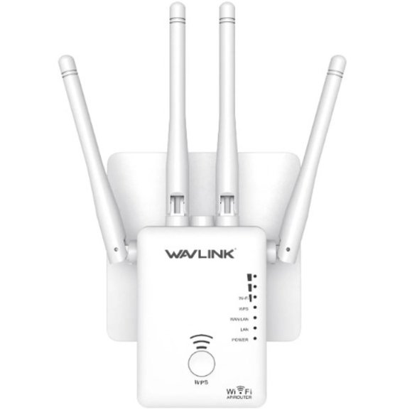 WiFi Range Extender - Signal Booster - Repeater w/ Ethernet Port - Dual Band - Picture 1 of 15